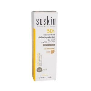 Sun-Cream SPF50+ 02 Tinted-Medium Soskin 50 ml