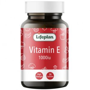 Lifeplan Vitamin E 1000iu -30 capsules-