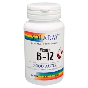 Solaray Vitamin B-12 2000Mcg 90 Lonzenges