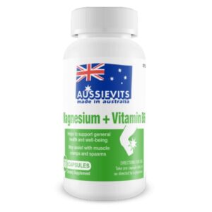 Aussievits Magnesium + VitaminB6 60 capsules