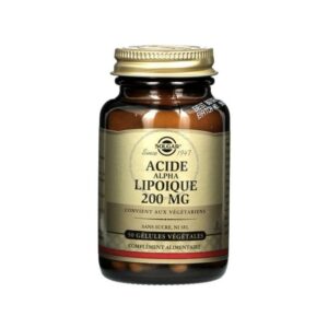Acide Alpha Lipoique Solgar  200Mg