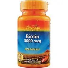 Thompson Biotin 5000 Mcg 60Tab