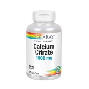 Solaray Calcium Citrate 1000 Mg 120 Veg Cap