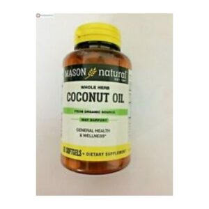 Mason natural coconut oil 60 softgels