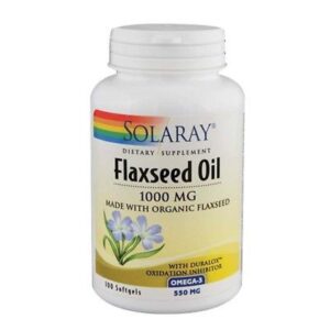 Solaray Flaxseed Oil 1000mg x 100Softgels